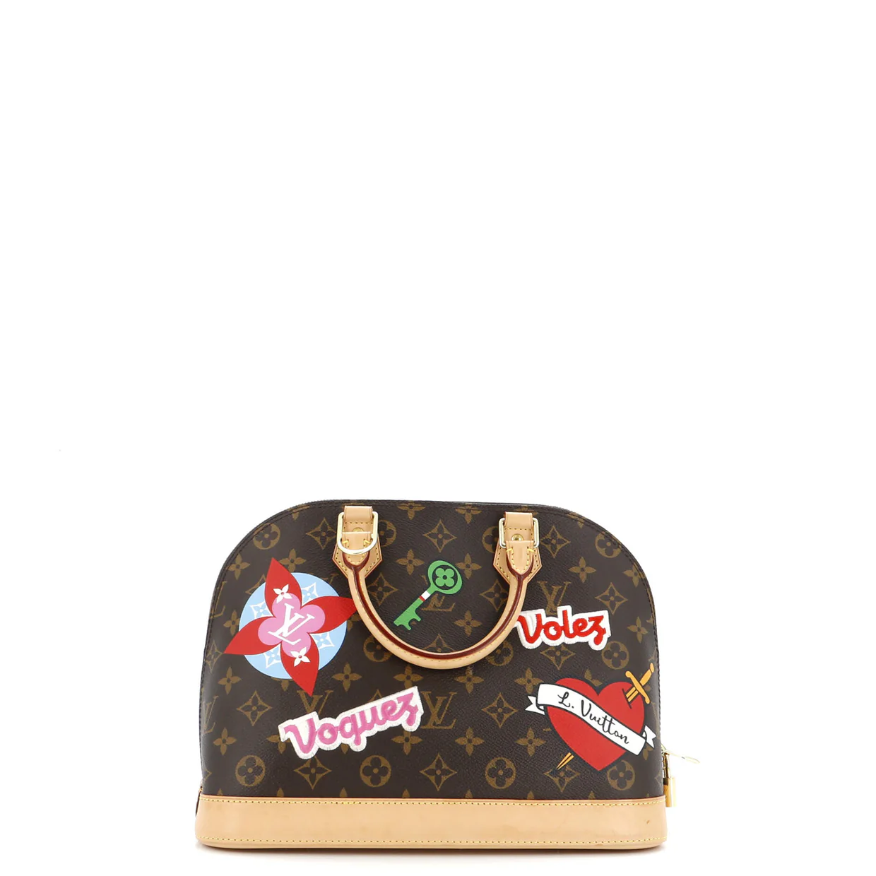 Alma Handbag Limited Edition Patches Monogram Canvas PM - Deep Luxury