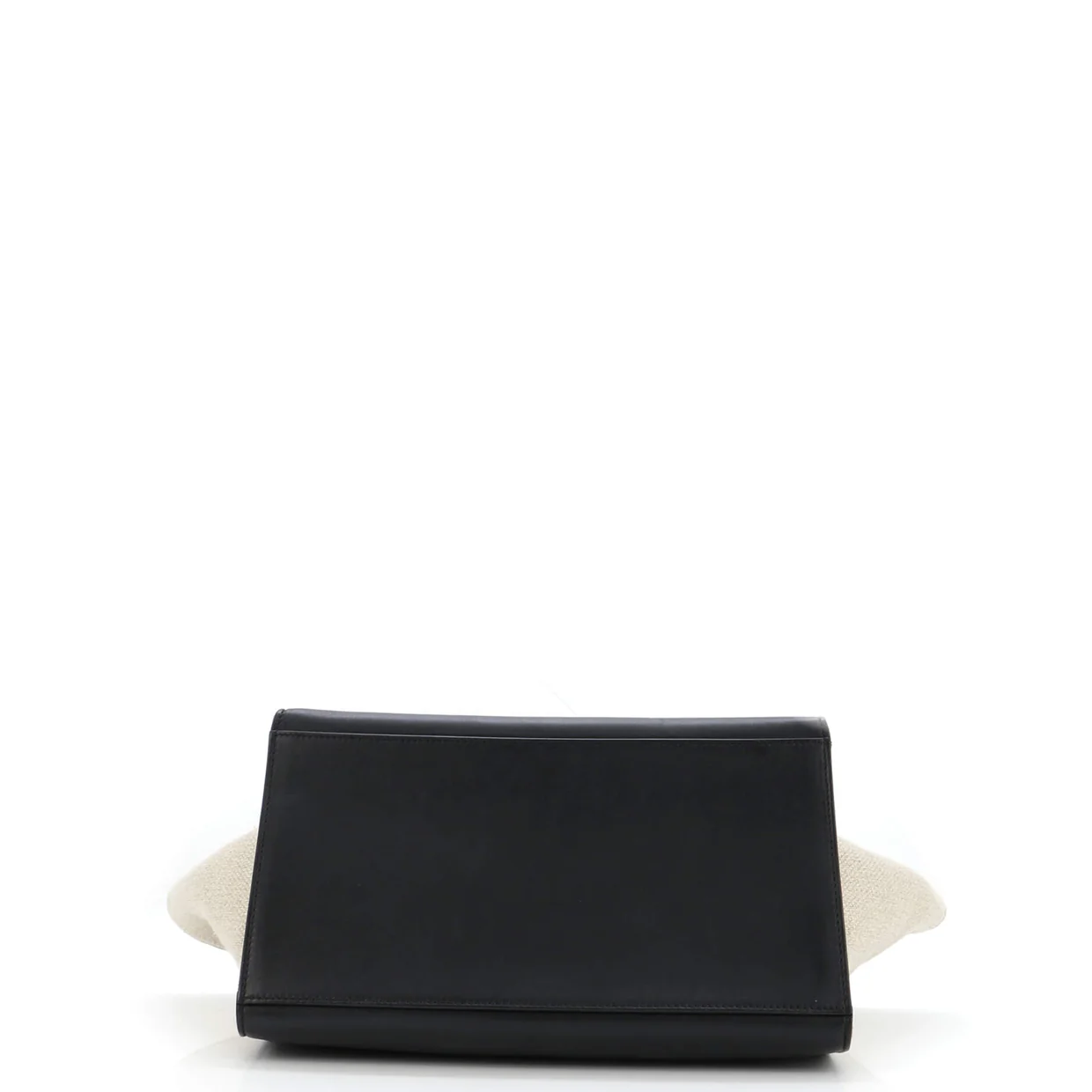 Trapeze Bag Leather with Canvas Medium - Deep Luxury