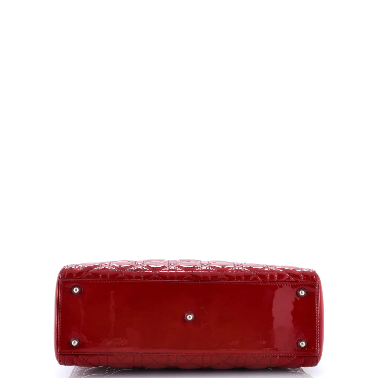 Lady Dior Bag Cannage Quilt Patent Large - Deep Luxury