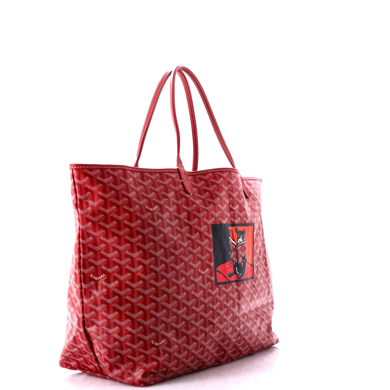 Saint Louis Tote Printed Coated Canvas GM - Deep Luxury