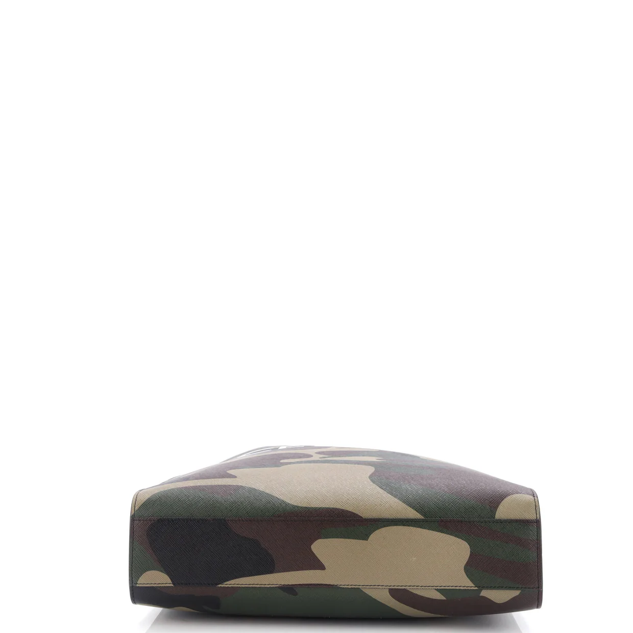 Vertical Cabas Tote Camouflage Coated Canvas Medium - Deep Luxury