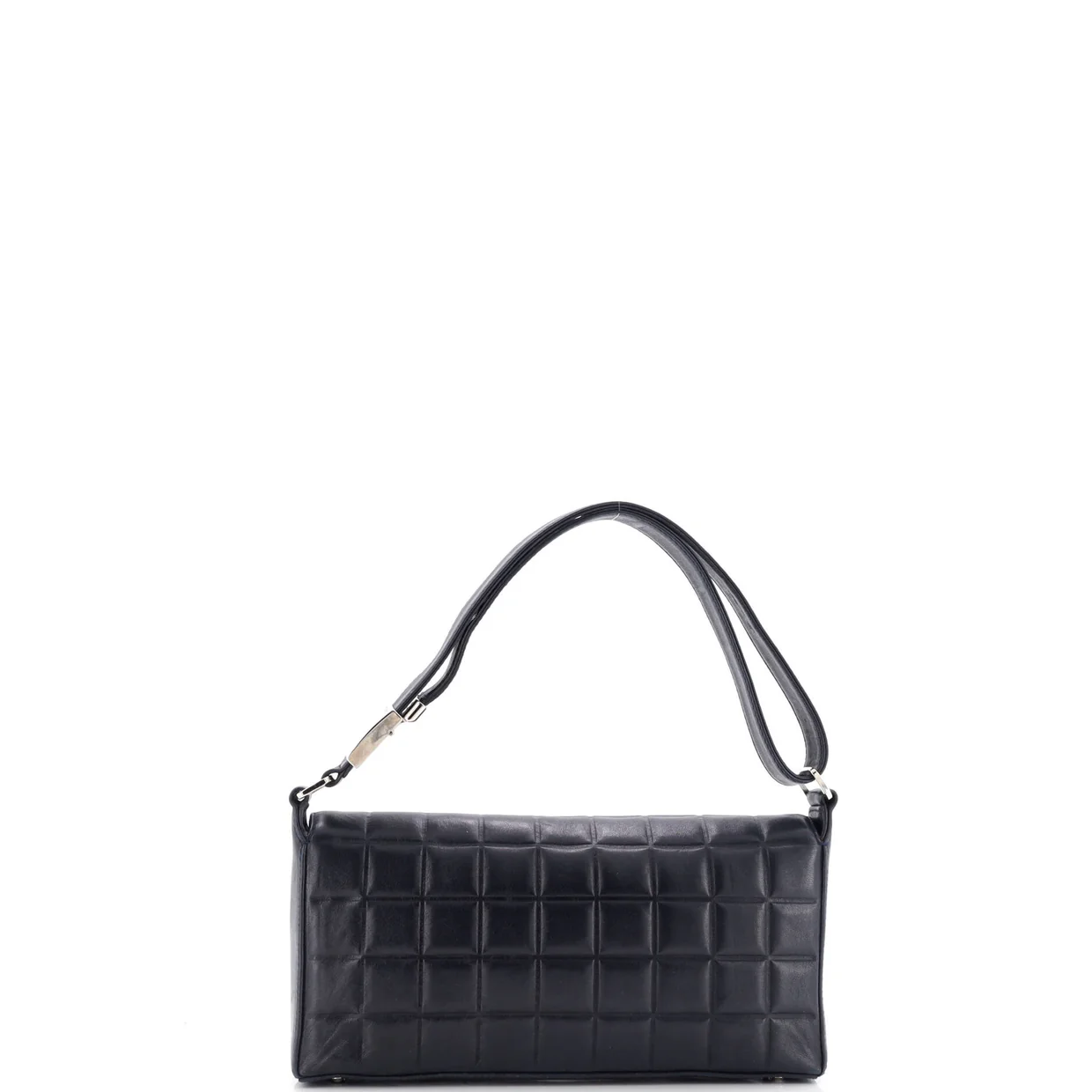 Chocolate Bar CC Flap Bag Quilted Leather East West - Deep Luxury