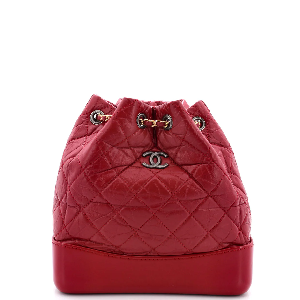 Gabrielle Backpack Quilted Calfskin Small - Deep Luxury