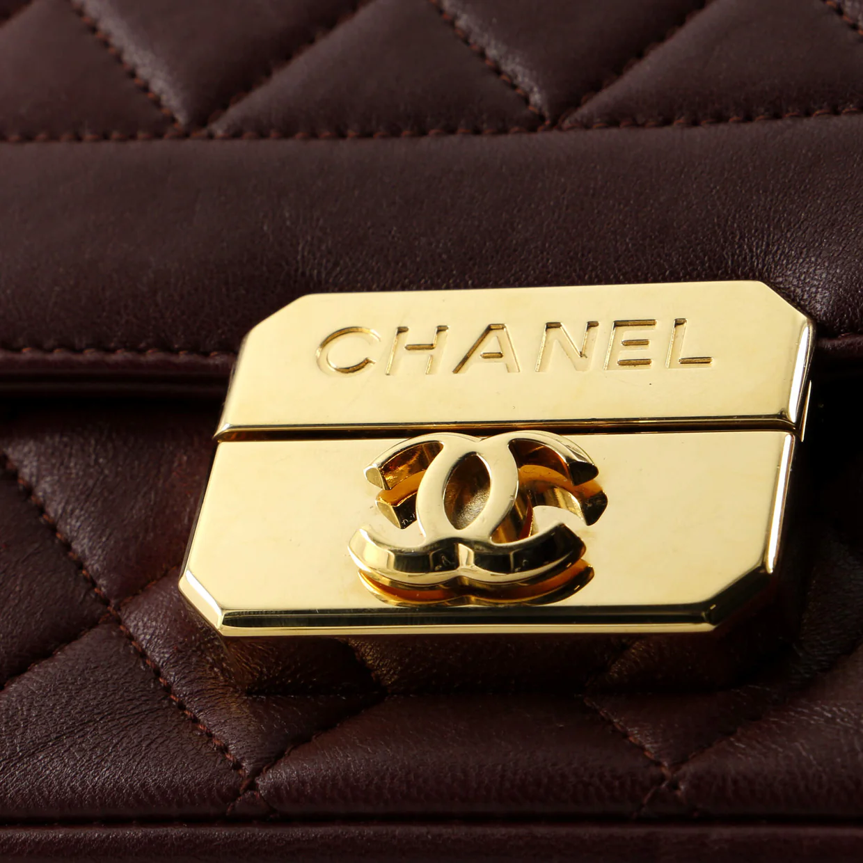 Chic With Me Flap Bag Quilted Lambskin Mini - Deep Luxury