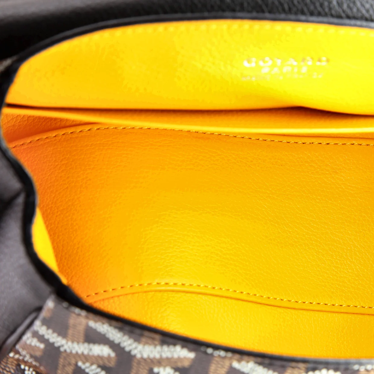 Saigon Top Handle Bag Coated Canvas with Leather Mini - Deep Luxury