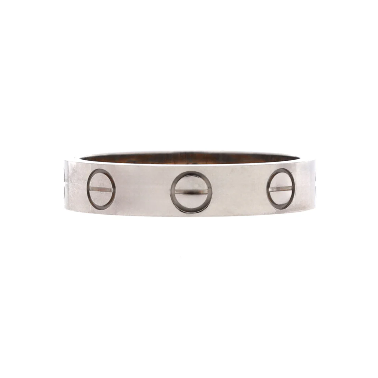 Love Wedding Band Ring 18K White Gold - Deep Luxury