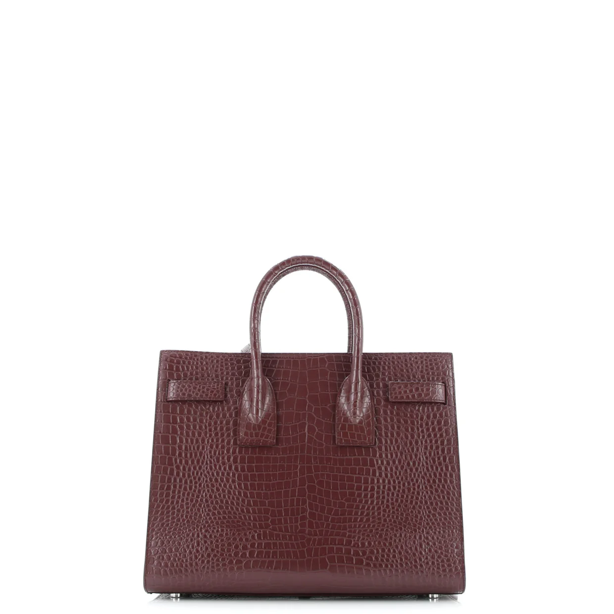 Sac de Jour NM Bag Crocodile Embossed Leather Small - Deep Luxury