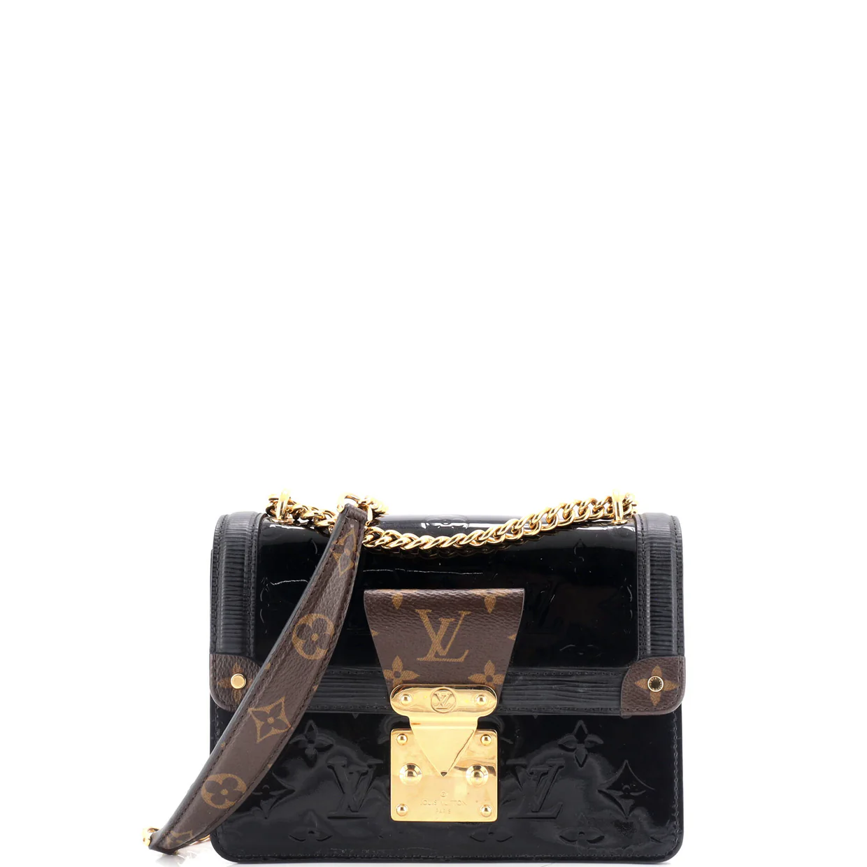 Wynwood Handbag Monogram Vernis with Monogram Canvas and Epi Leather - Deep Luxury