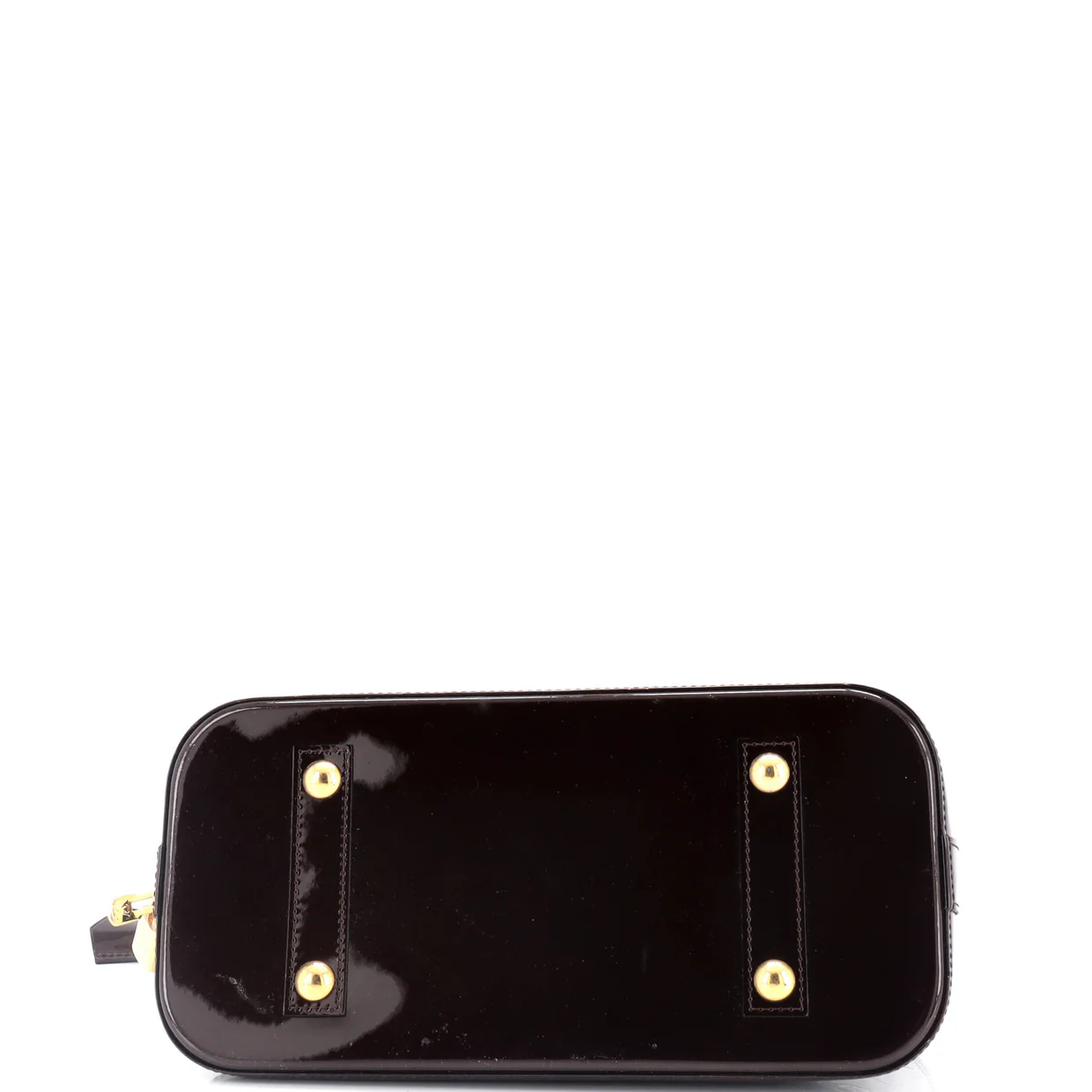 Alma Handbag Monogram Vernis PM - Deep Luxury