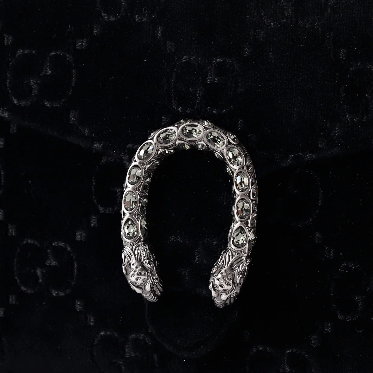 Dionysus Chain Wallet GG Velvet Small - Deep Luxury