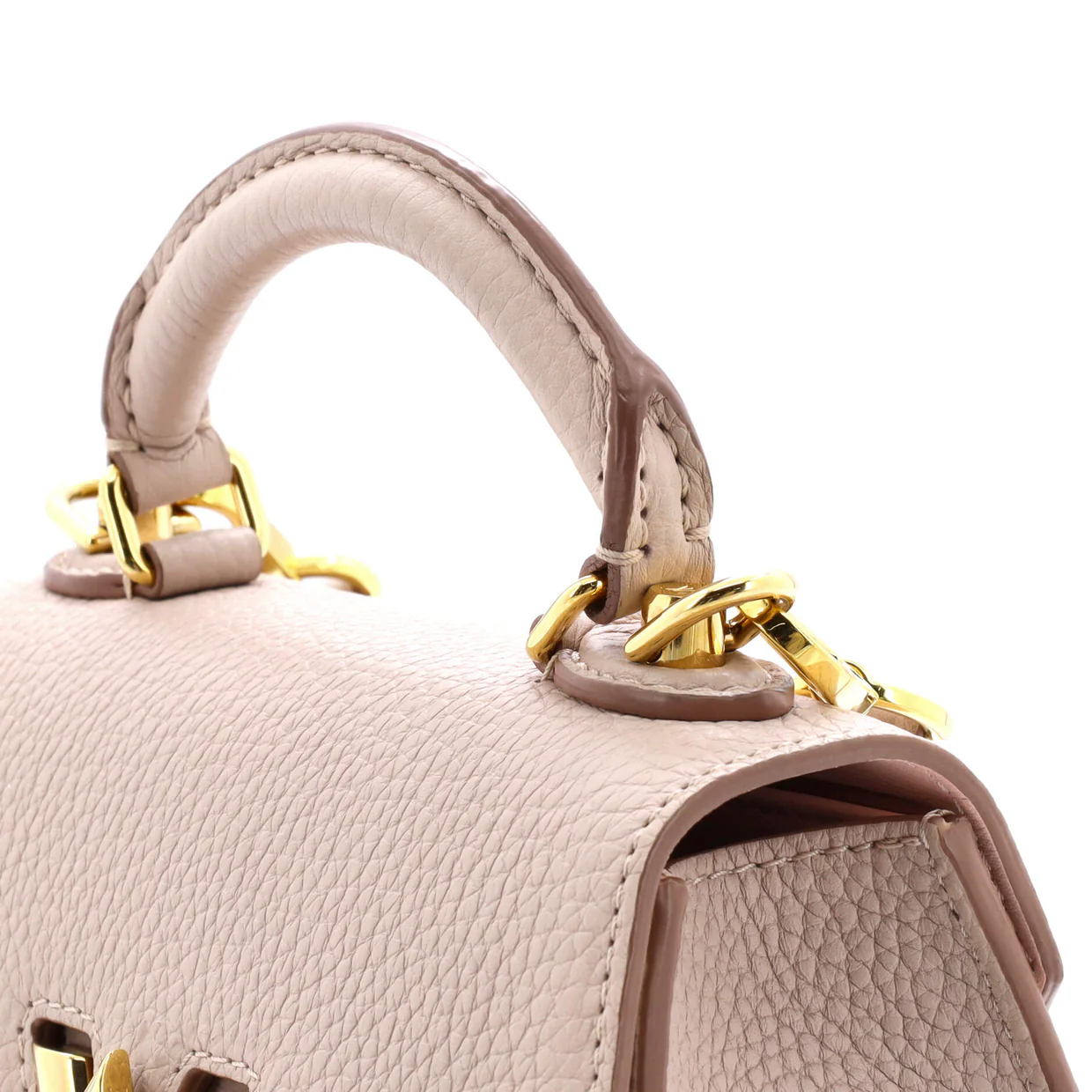 Twist One Handle Bag Taurillon Leather BB - Deep Luxury