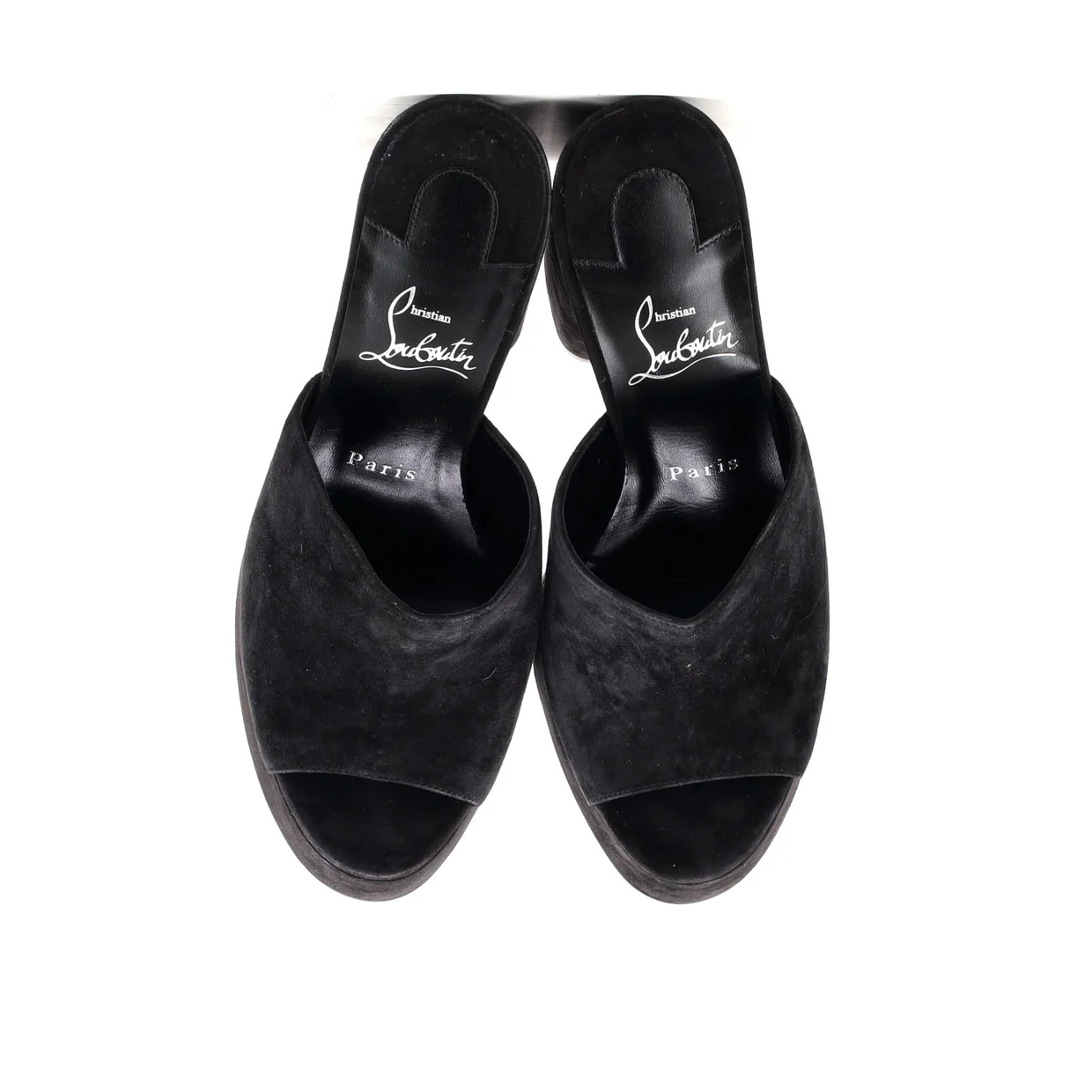 Women's Yazemule Platform Slide Sandals Suede 130 - Deep Luxury