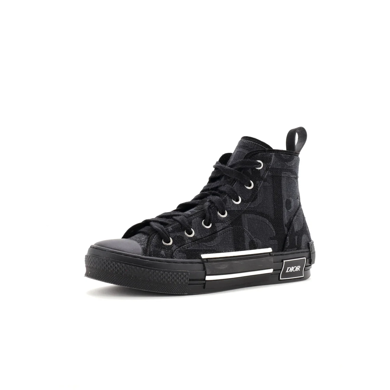 Men's B23 High-Top Sneakers Maxi Oblique Canvas - Deep Luxury