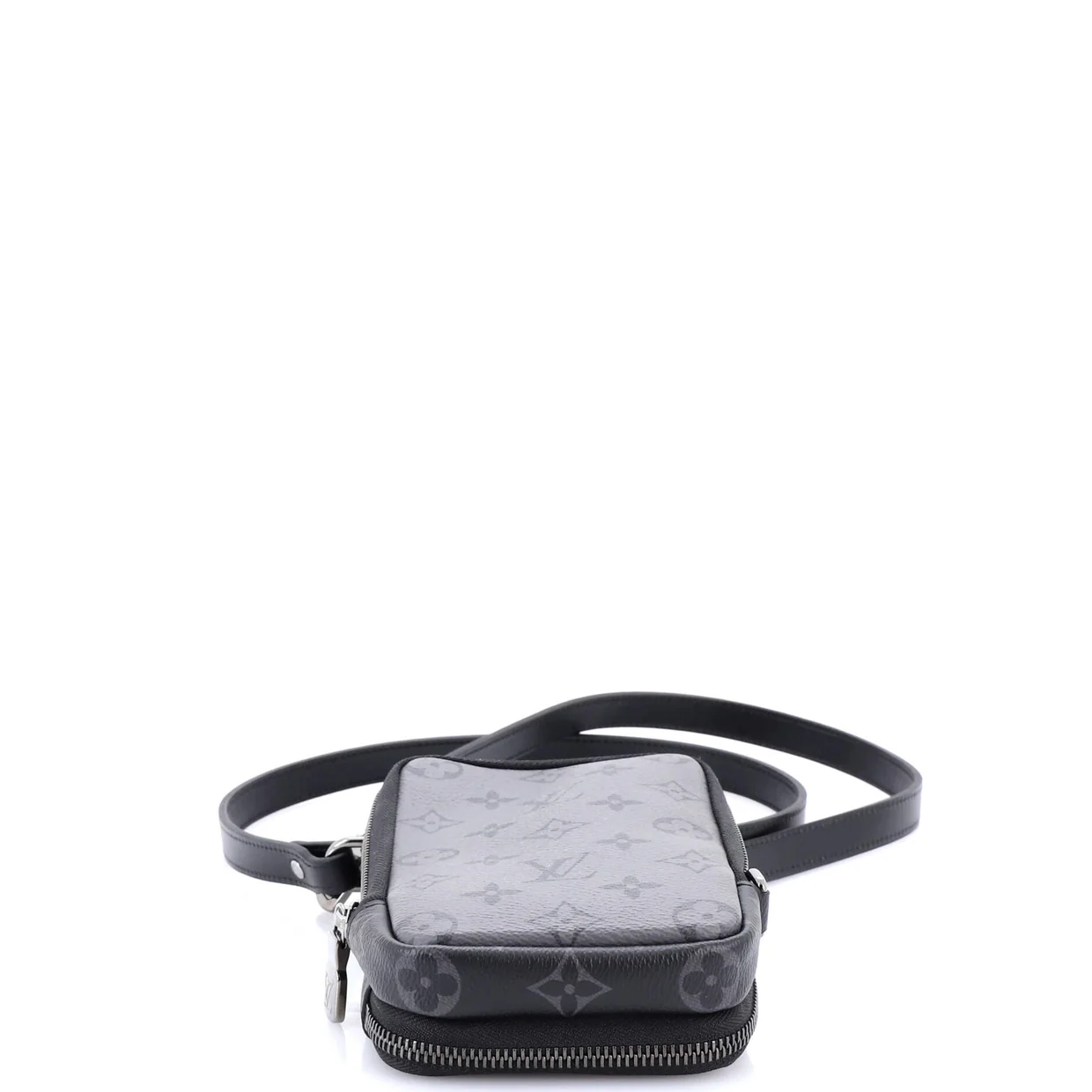 Double Phone Pouch Reverse Monogram Eclipse Canvas - Deep Luxury