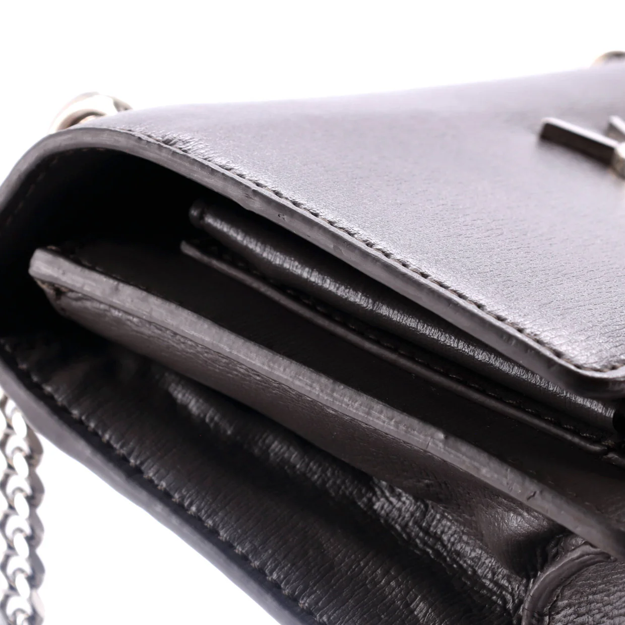 Sunset Chain Wallet Leather - Deep Luxury