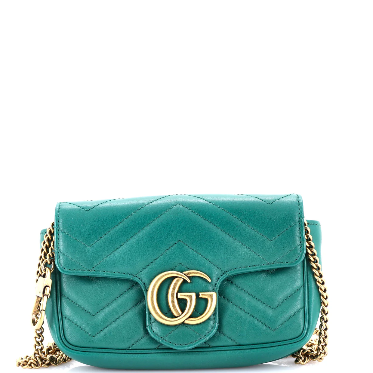 GG Marmont Flap Bag Matelasse Leather Super Mini - Deep Luxury