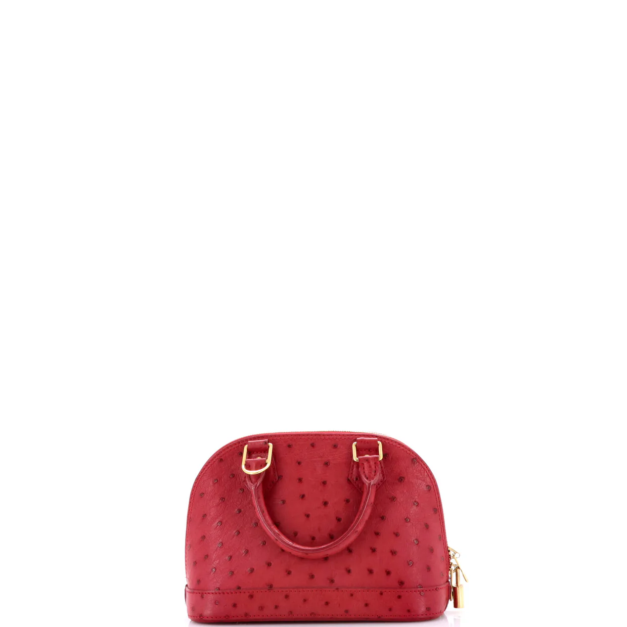 Alma Handbag Ostrich BB - Deep Luxury