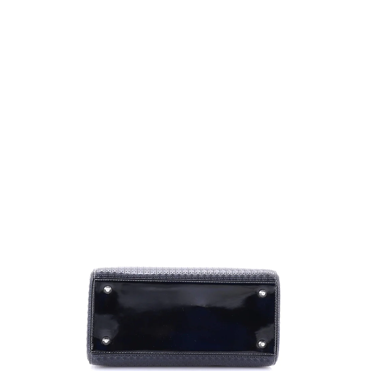 Lady Dior Bag Micro Cannage Ombre Metallic Calfskin Medium - Deep Luxury