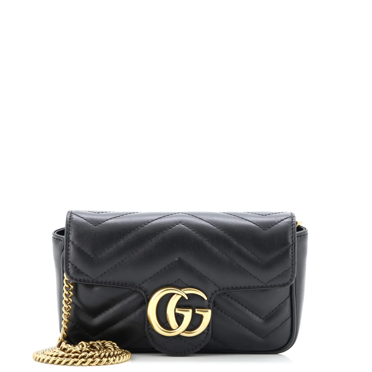 GG Marmont Flap Bag Matelasse Leather Super Mini - Deep Luxury