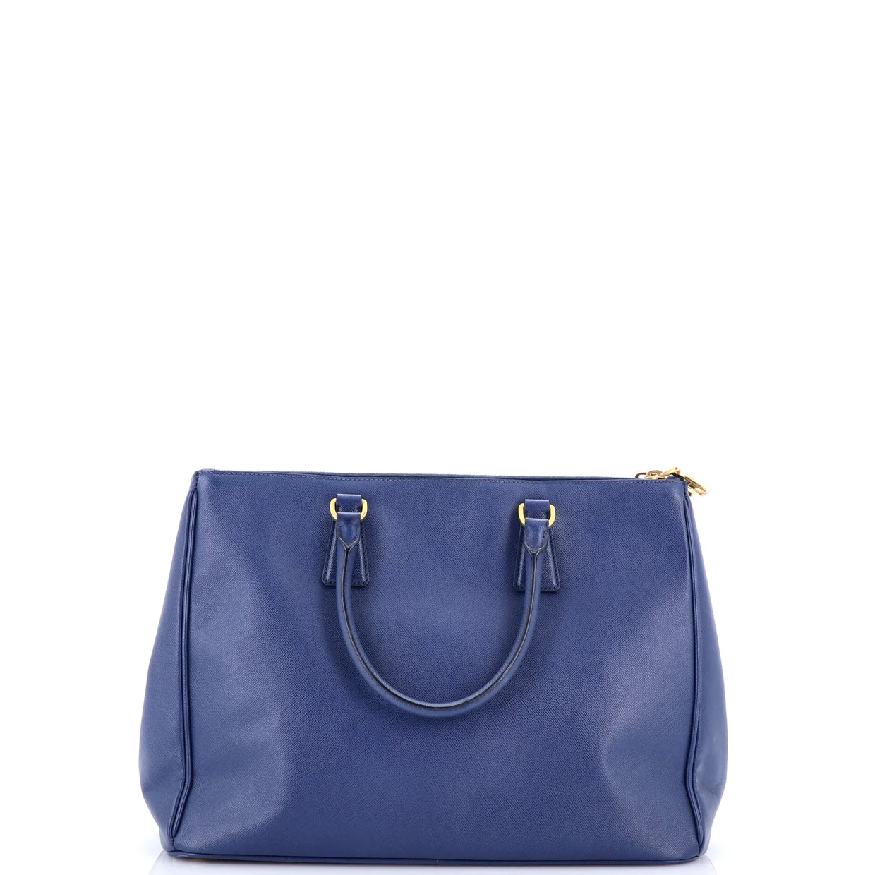 Double Zip Lux Tote Saffiano Leather Large - Deep Luxury