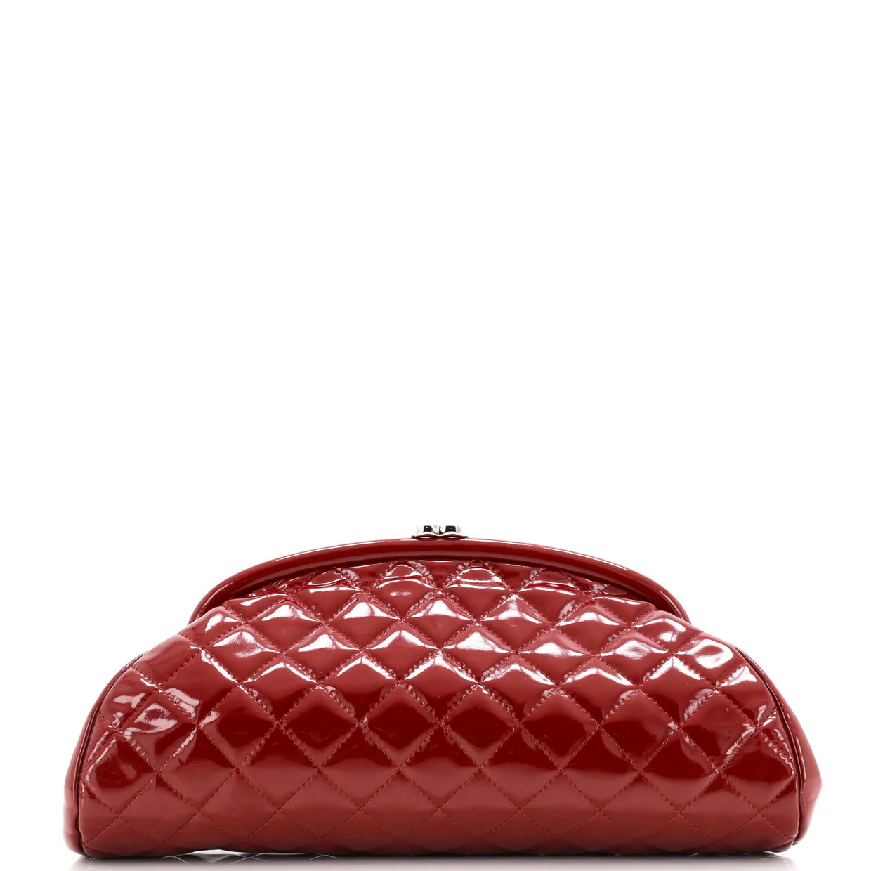 Timeless Clutch Quilted Patent - Deep Luxury