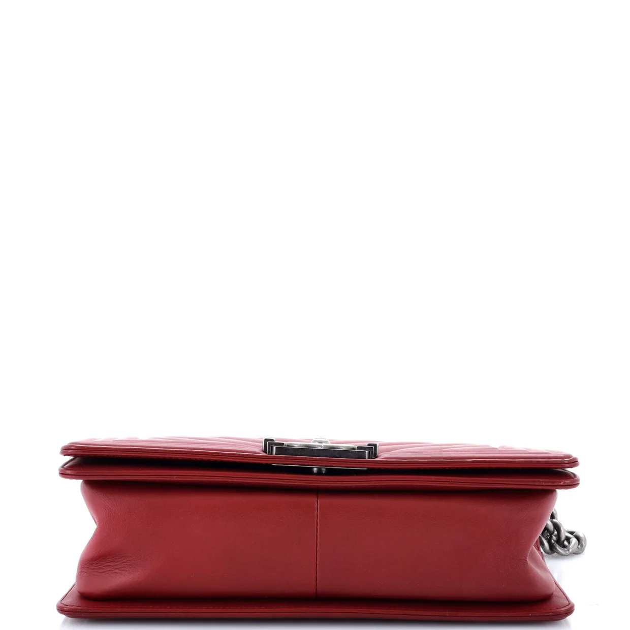 Boy Flap Bag Chevron Lambskin Old Medium - Deep Luxury