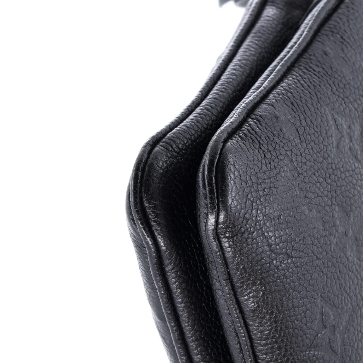 Double Zip Pochette Monogram Empreinte Leather - Deep Luxury