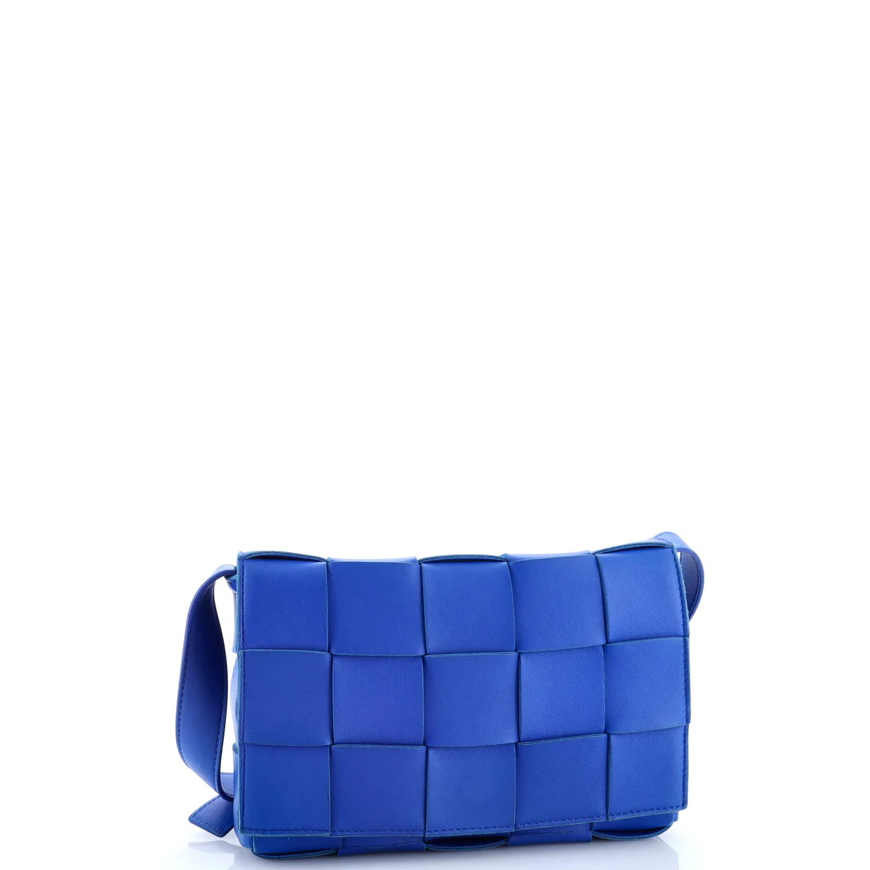 Cassette Crossbody Bag Maxi Intrecciato Leather Small - Deep Luxury