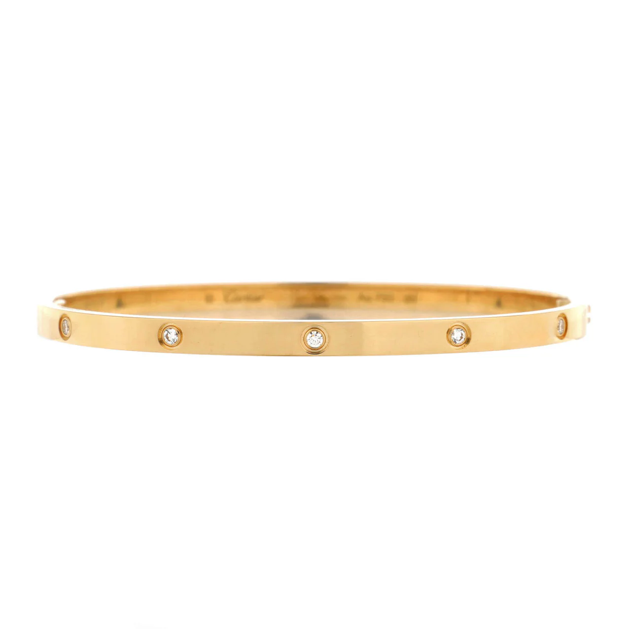 Love 10 Diamond Bracelet 18K Yellow Gold with Diamonds Small - Deep Luxury
