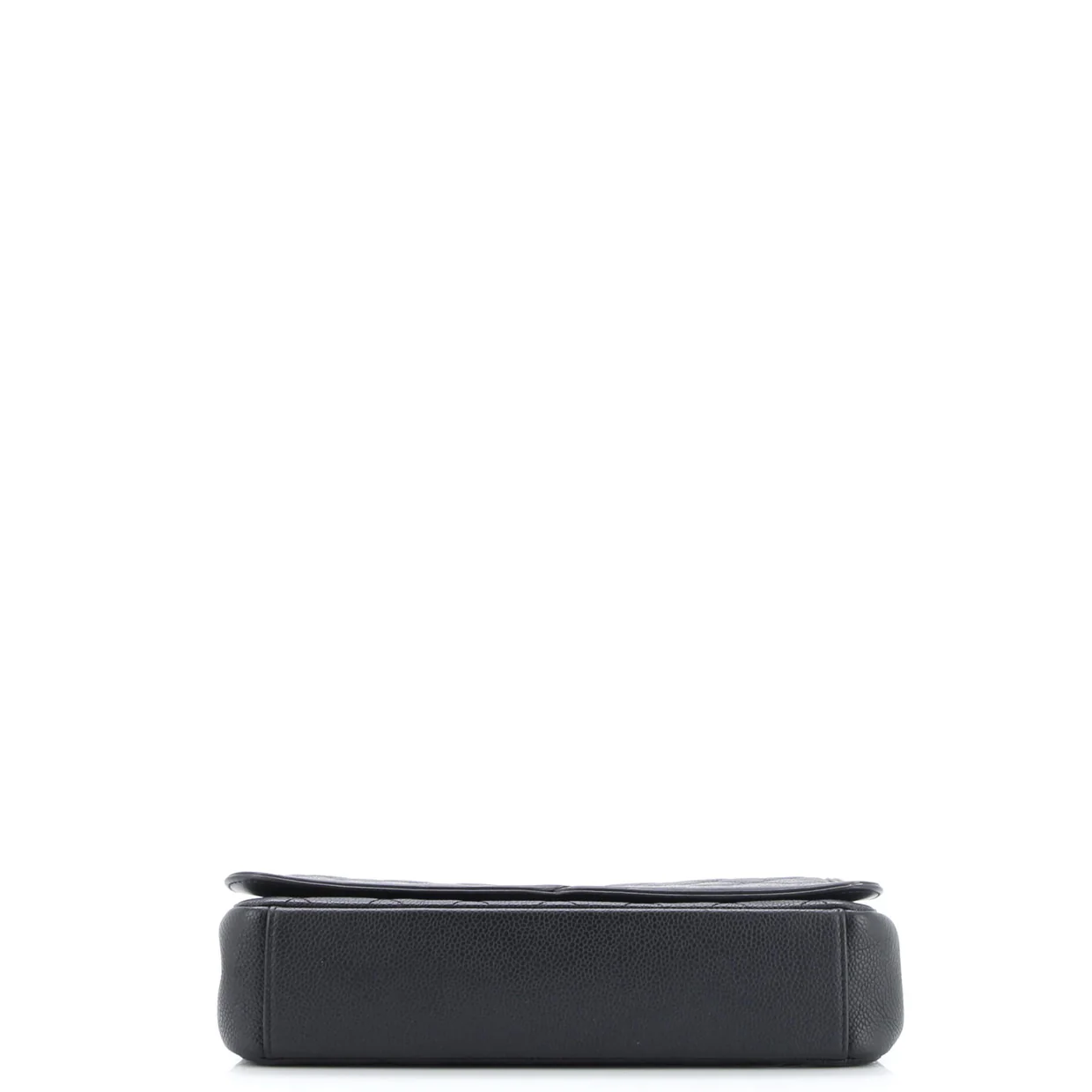 Filigree Flap Bag Quilted Caviar Medium - Deep Luxury