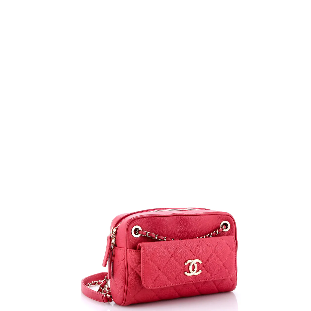 In u0026 Out Camera Case Quilted Caviar Small - Deep Luxury