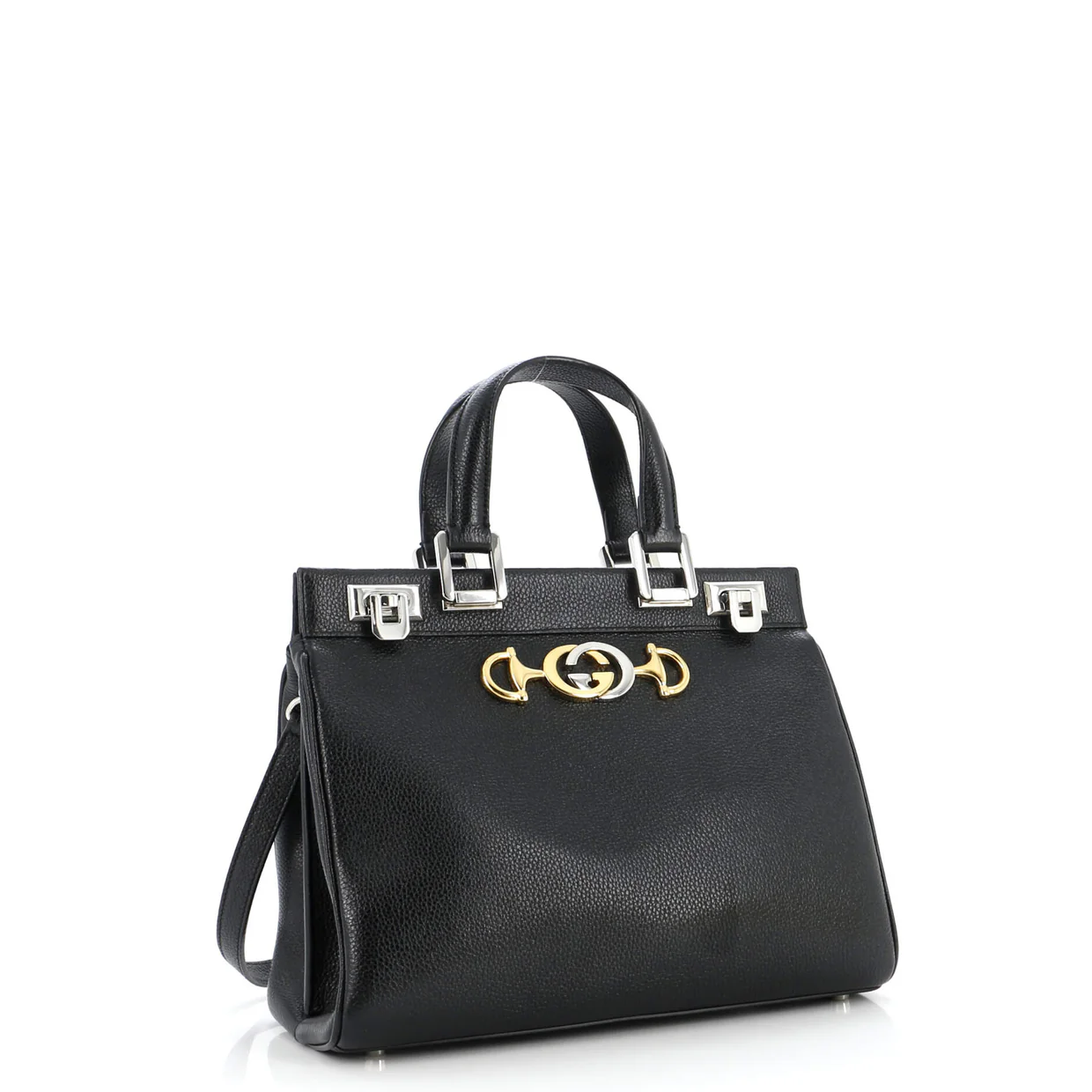 Zumi Top Handle Bag Leather Small - Deep Luxury
