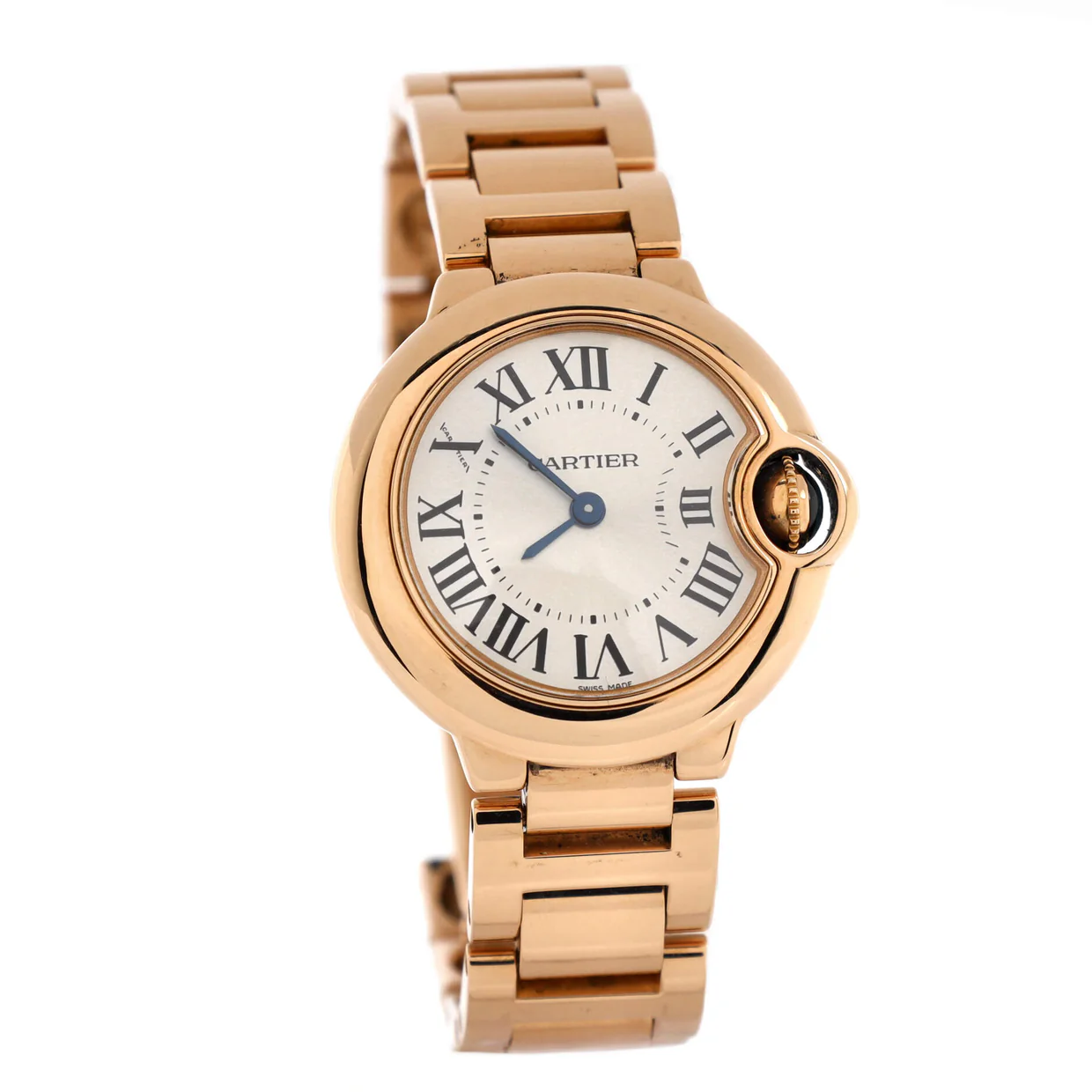 Ballon Bleu de Cartier Quartz Watch Rose Gold 28 - Deep Luxury