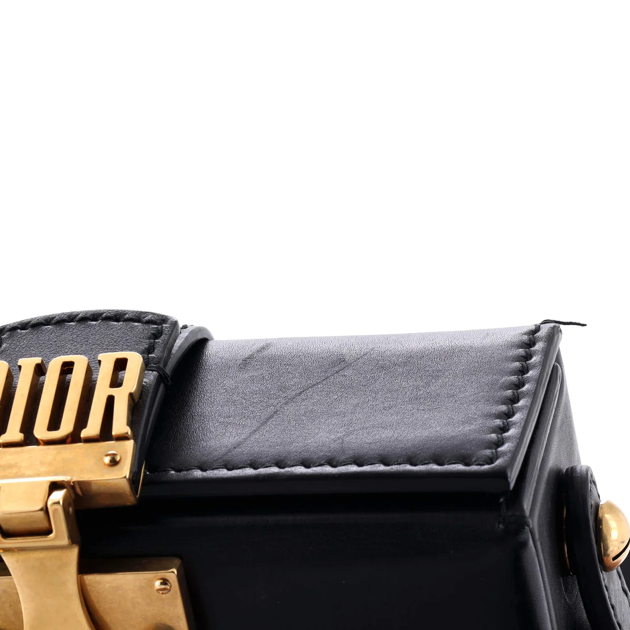 Dioraddict Lockbox Bag Leather Small - Deep Luxury