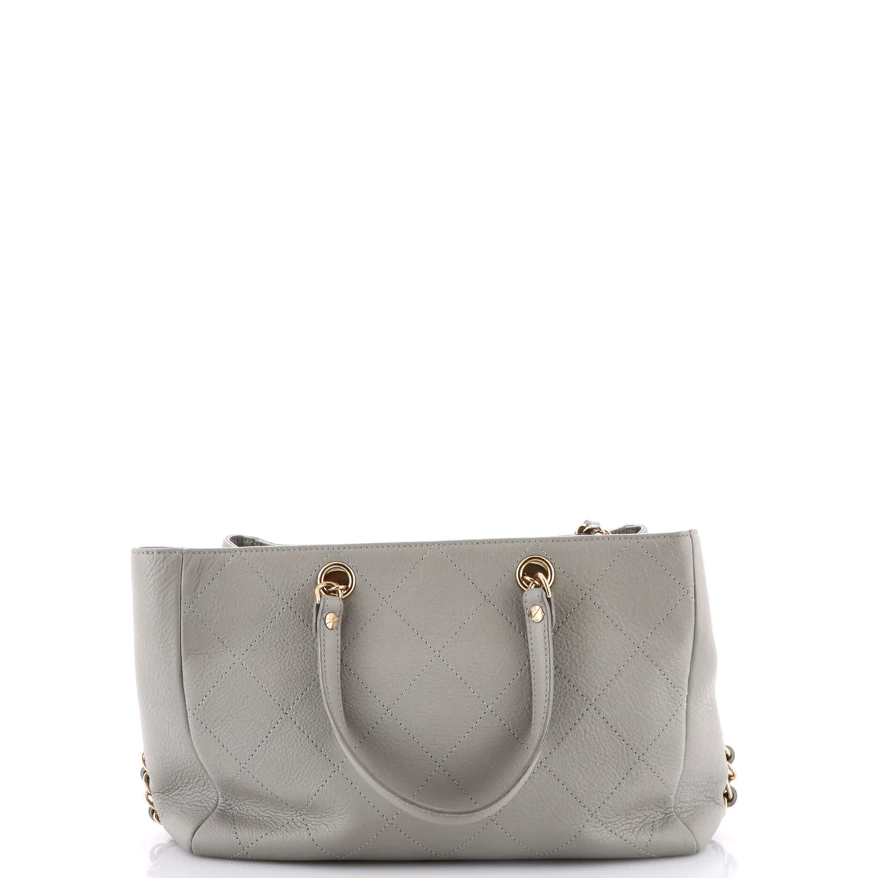 Neo Soft Shopping Tote Stitched Bullskin Small - Deep Luxury