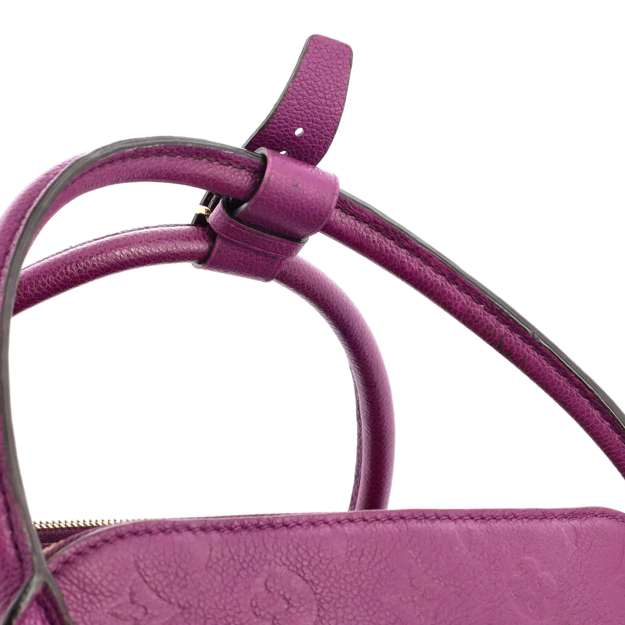 Marais Handbag Monogram Empreinte Leather MM - Deep Luxury