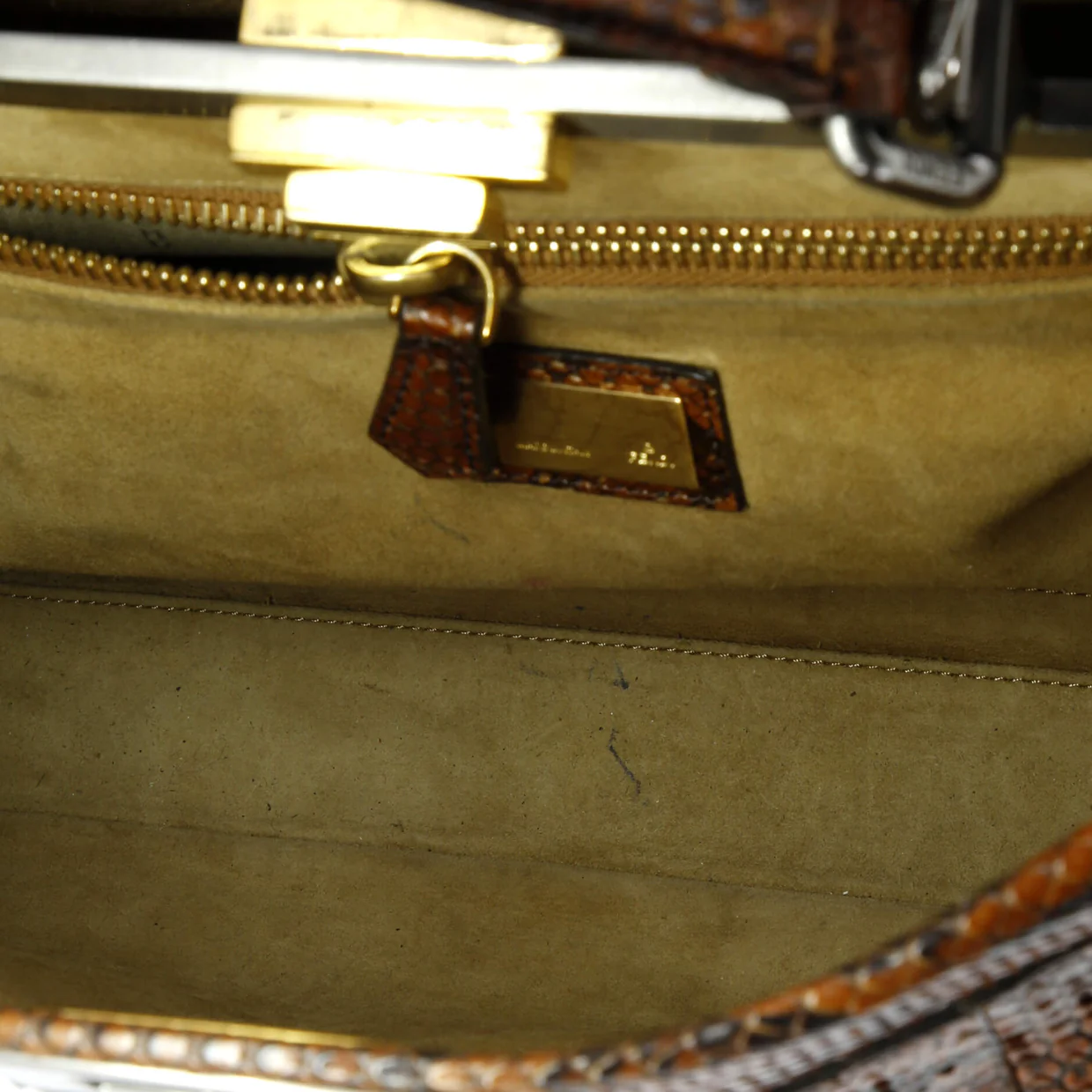 Peekaboo Bag Python Regular - Deep Luxury