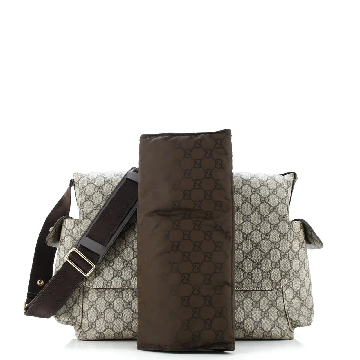 Diaper Bag GG Coated Canvas - Deep Luxury