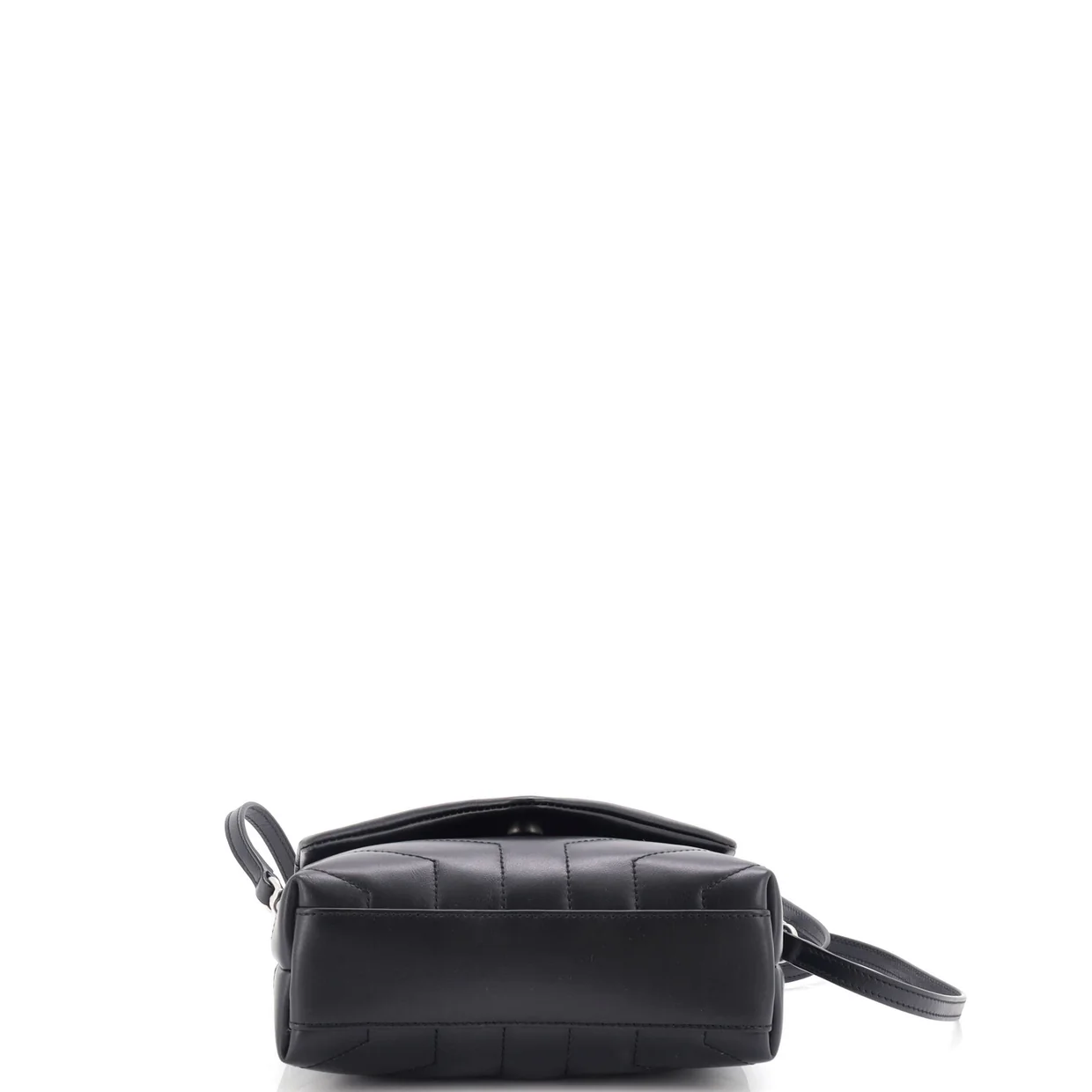 Loulou Shoulder Bag Matelasse Chevron Leather Toy - Deep Luxury