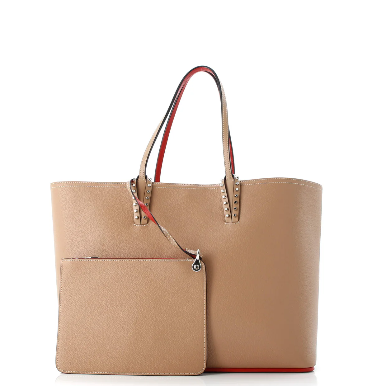 Cabata East West Tote Leather Large - Deep Luxury