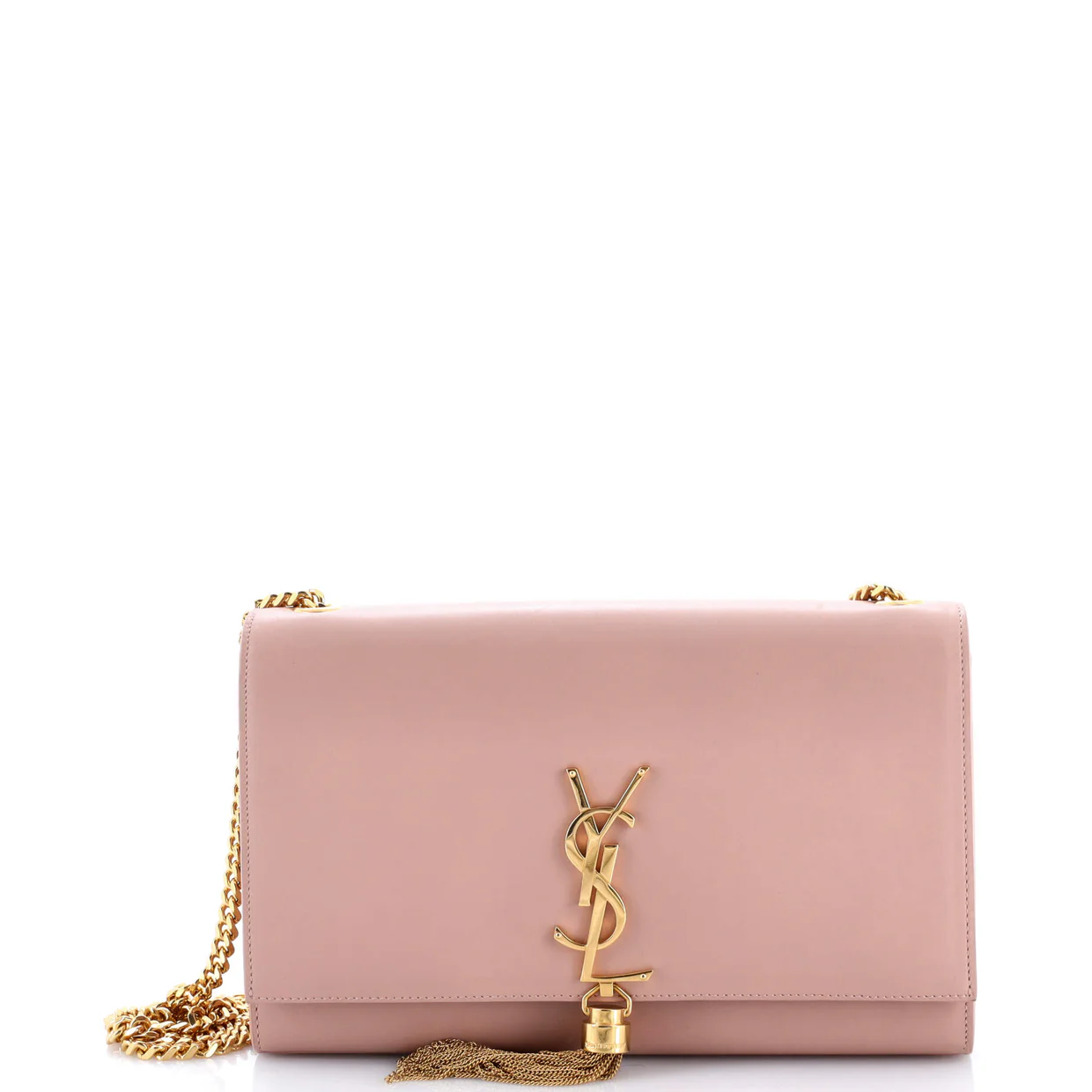 Classic Monogram Tassel Crossbody Bag Leather Medium - Deep Luxury