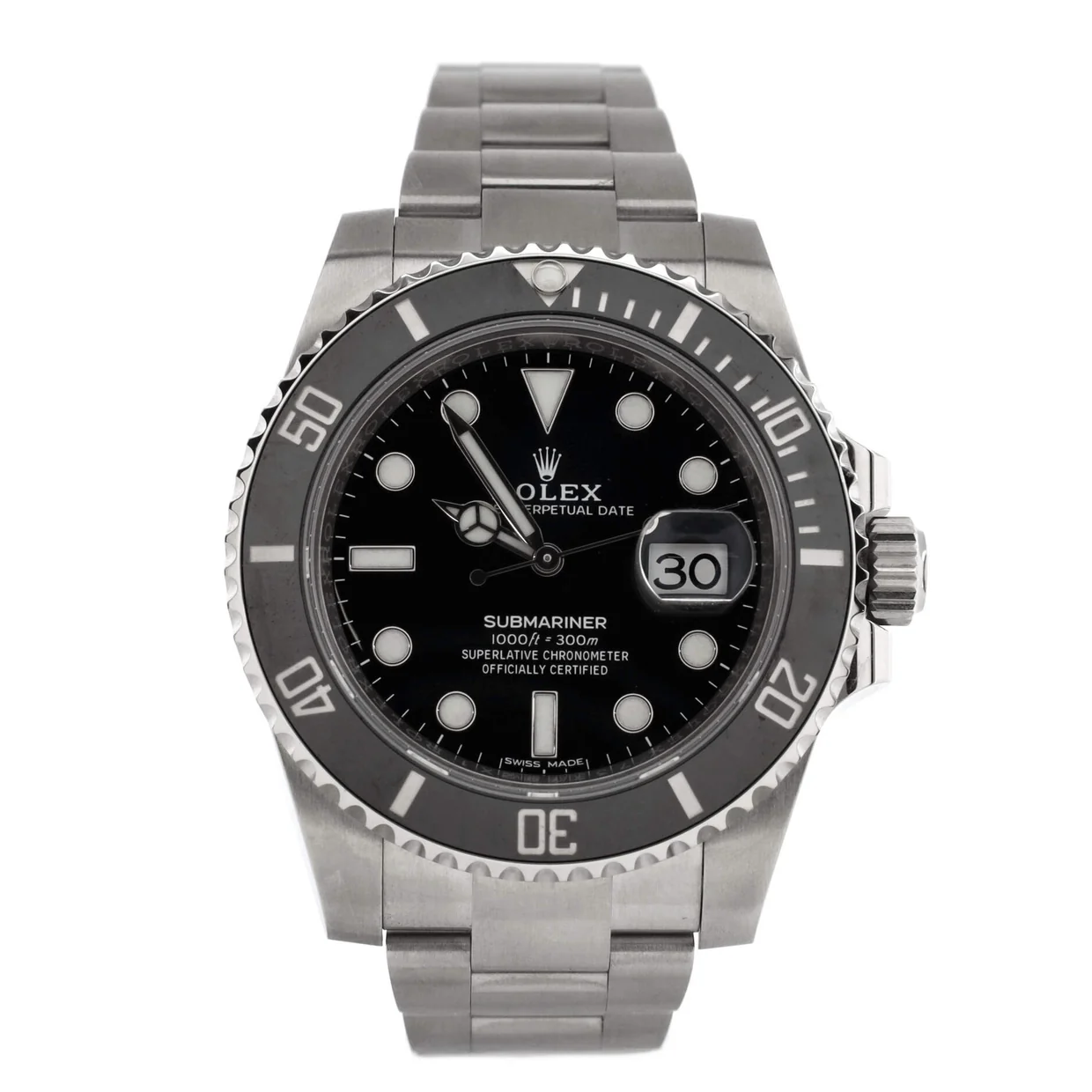 Oyster Perpetual Submariner Date Automatic Watch Stainless Steel and Cerachrom 40 - Deep Luxury