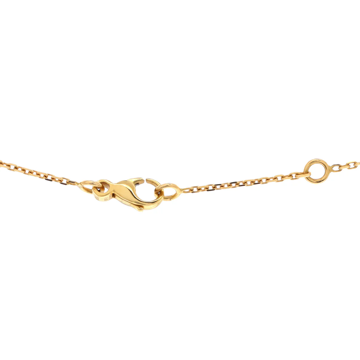 Jeux de Liens Pendant Necklace 18K Yellow Gold with Diamonds Small - Deep Luxury