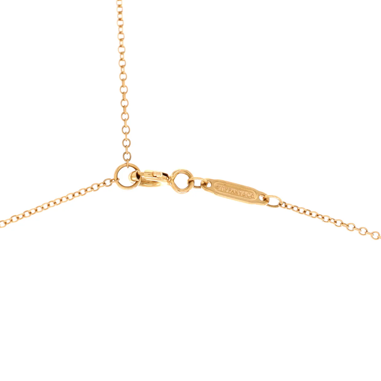 T Smile Pendant Necklace 18K Rose Gold Small - Deep Luxury