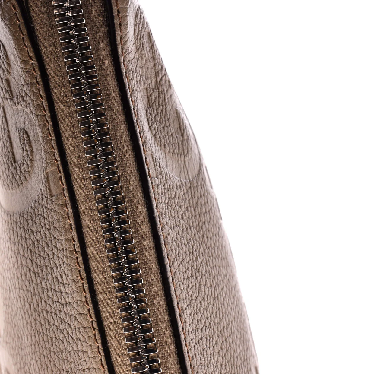 Zip Messenger Bag Jumbo GG Embossed Leather Medium - Deep Luxury