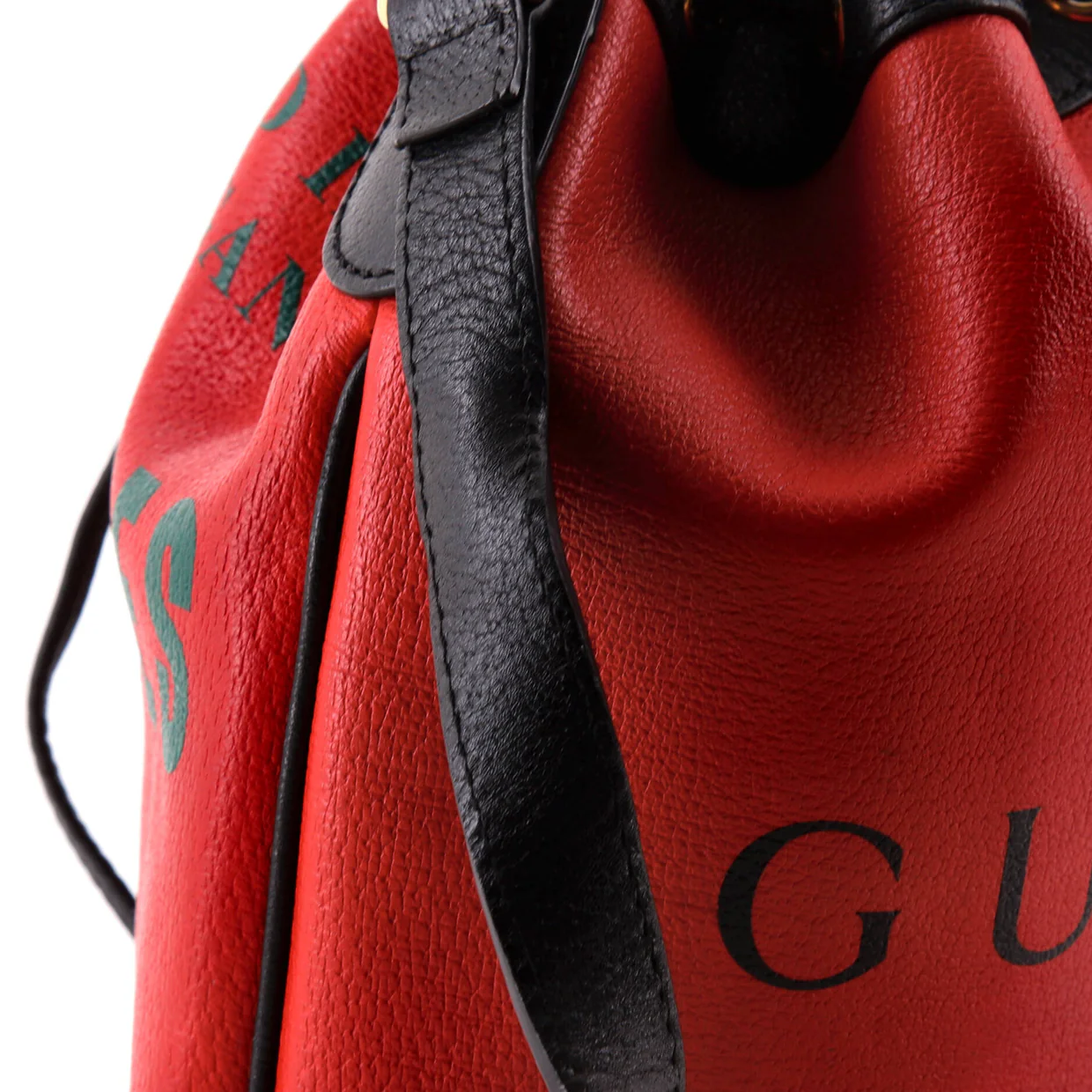 100 Bucket Bag Printed Leather - Deep Luxury