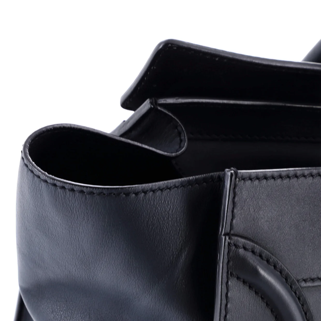 Luggage Bag Smooth Leather Mini - Deep Luxury