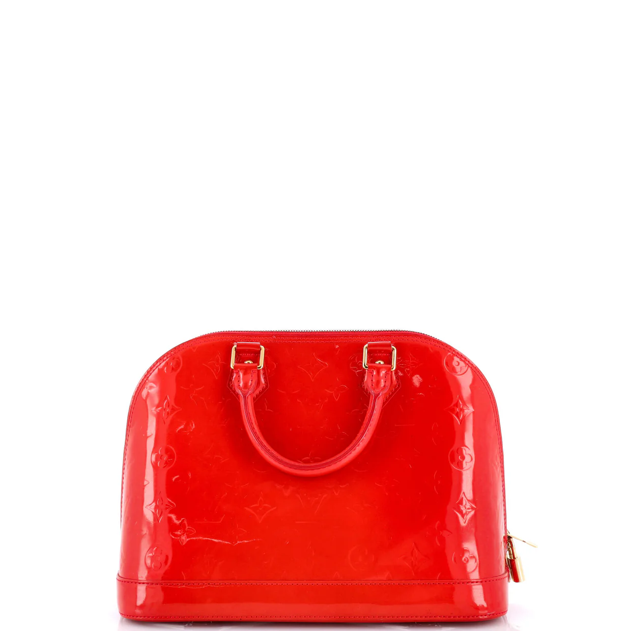 Alma Handbag Monogram Vernis PM - Deep Luxury