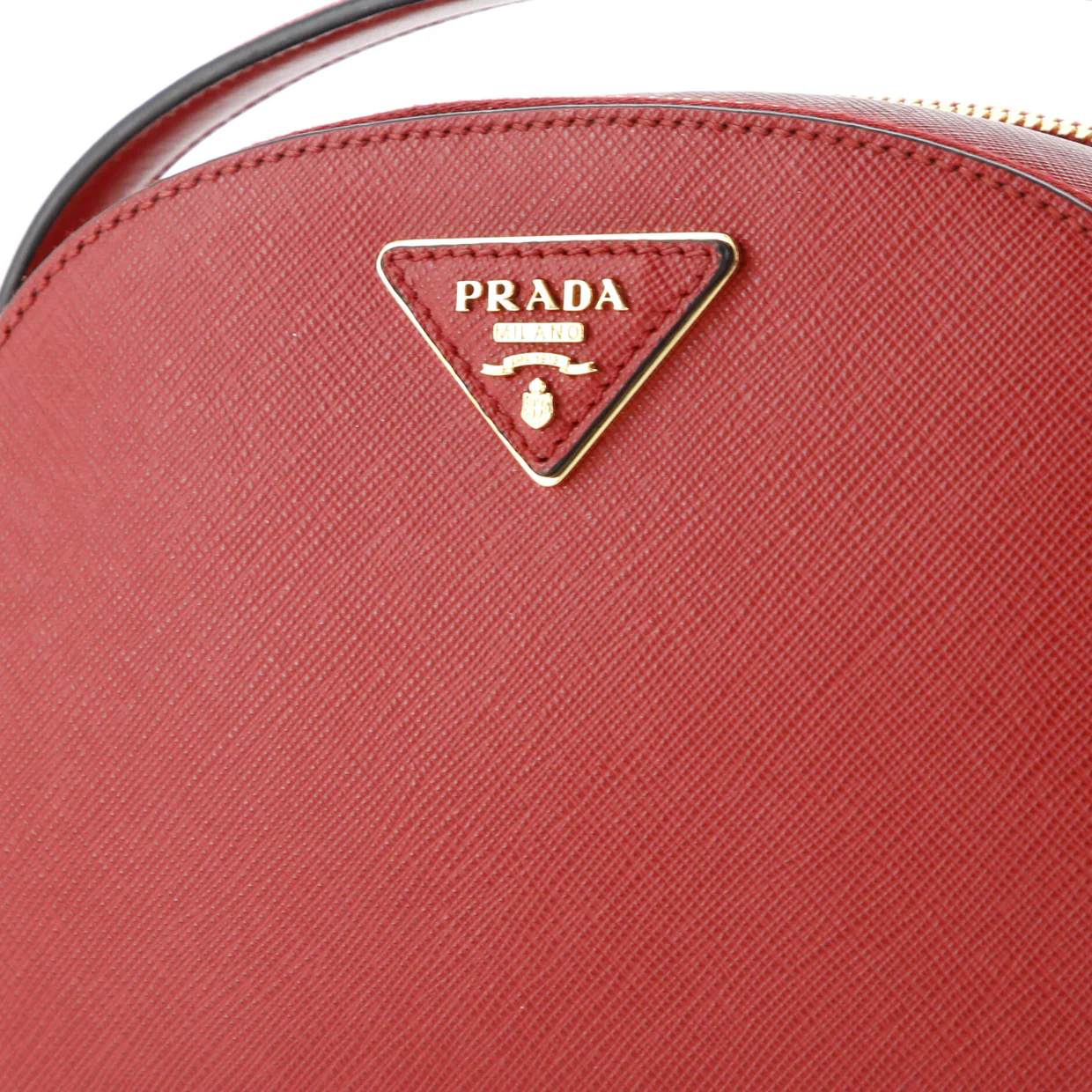 Odette Top Handle Bag Saffiano Leather Small - Deep Luxury