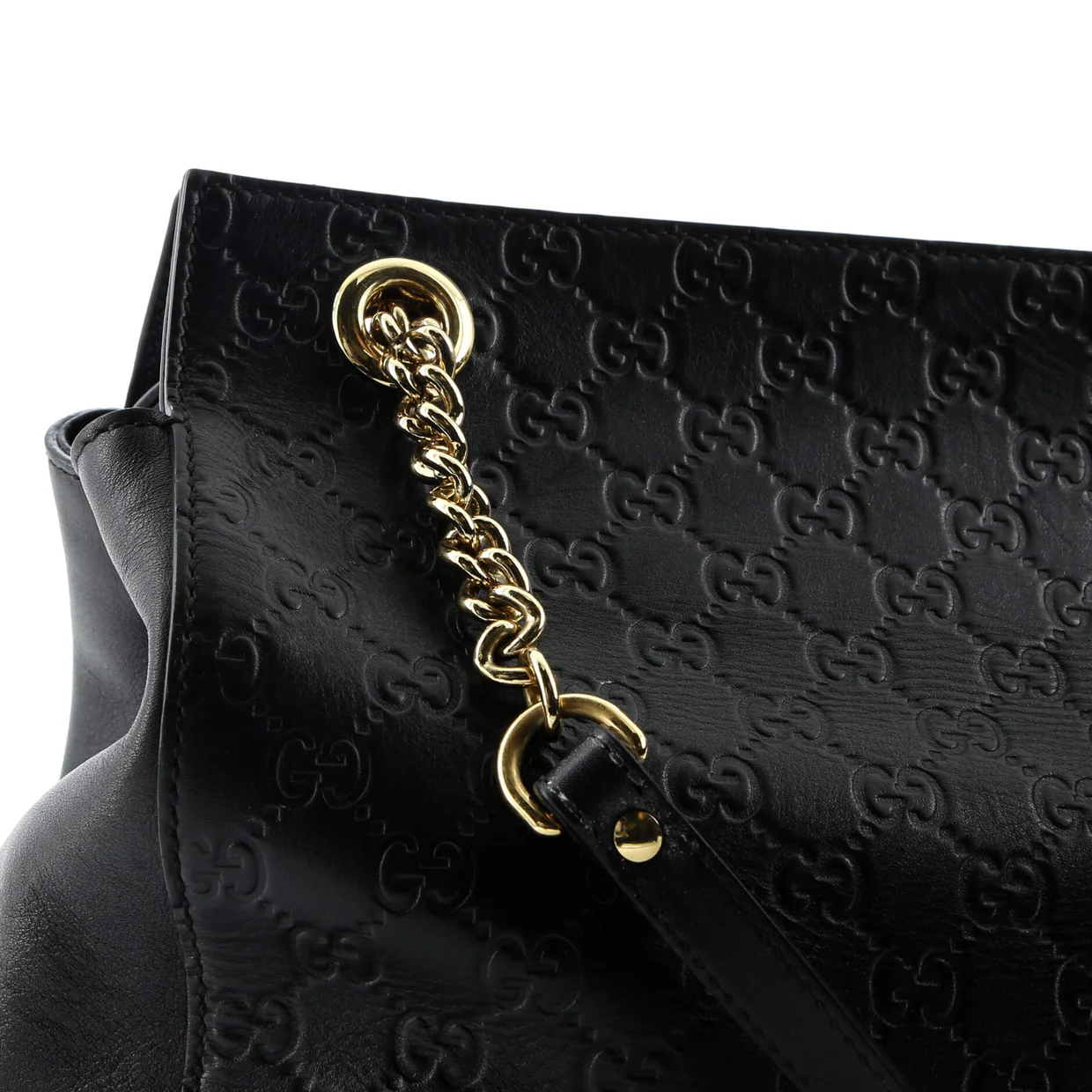 Soft Signature Shoulder Bag Guccissima Leather Large - Deep Luxury